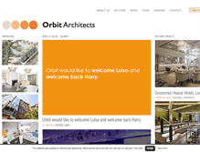 Tablet Screenshot of orbitarchitects.com